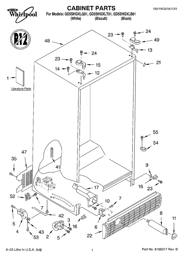Diagram for GD5SHGXLB01