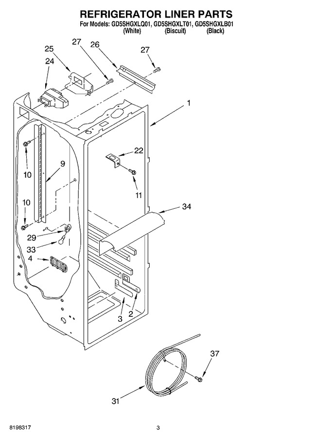 Diagram for GD5SHGXLB01