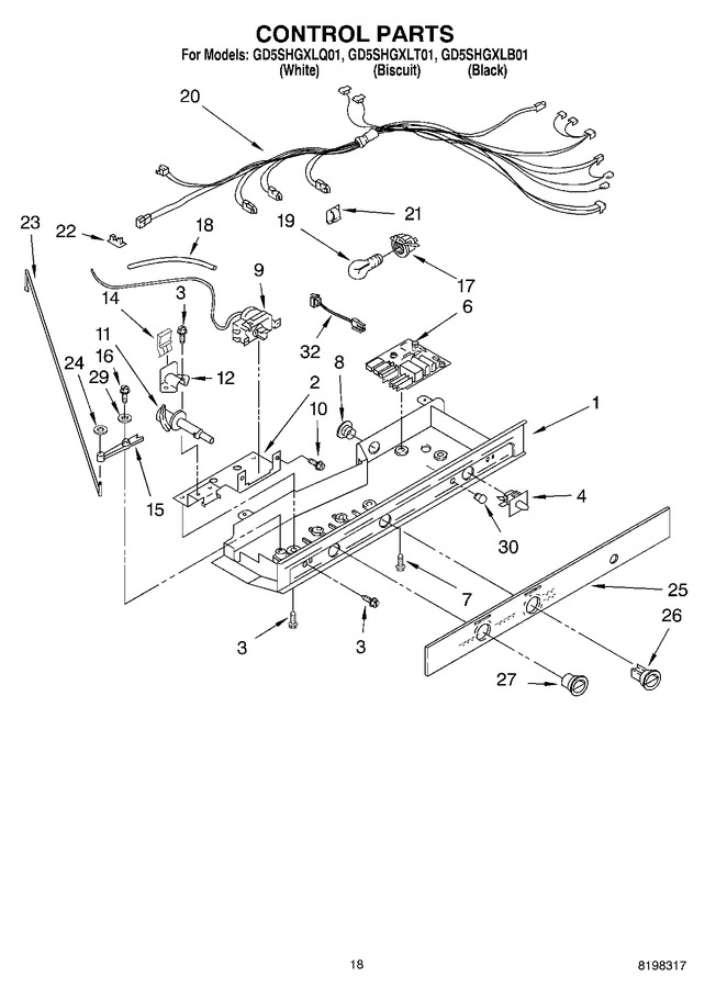 Diagram for GD5SHGXLB01