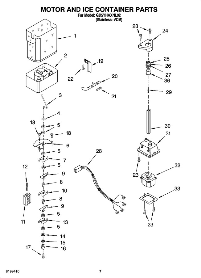 Diagram for GD5YHAXNL02