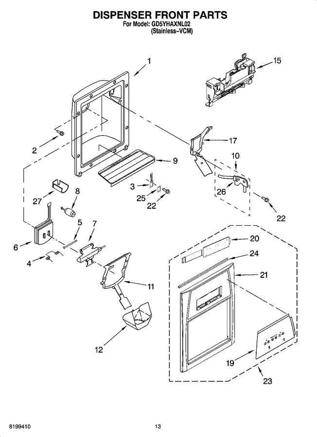 Diagram for GD5YHAXNL02