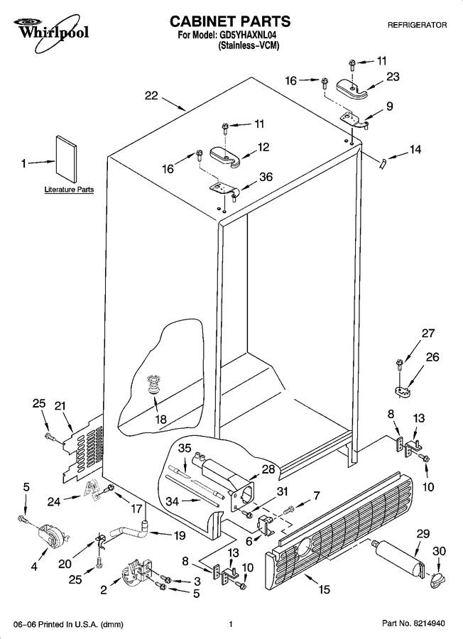 Diagram for GD5YHAXNL04