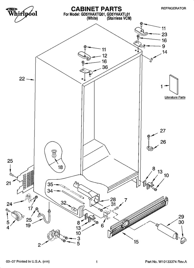 Diagram for GD5YHAXTL01