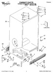Diagram for 01 - Cabinet Parts