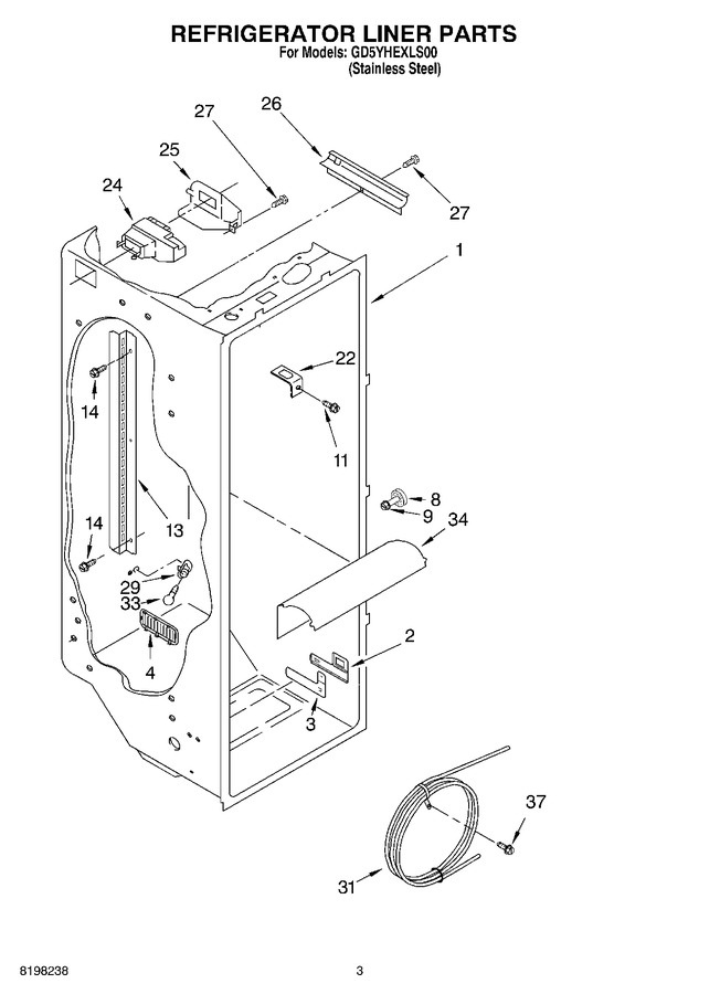 Diagram for GD5YHEXLS00