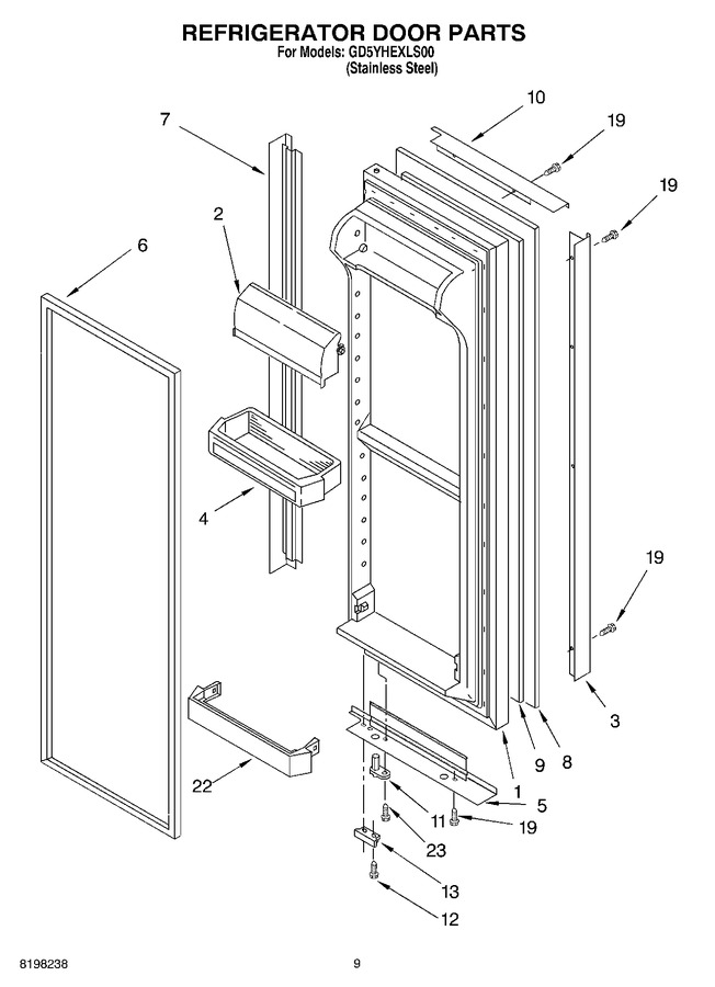 Diagram for GD5YHEXLS00