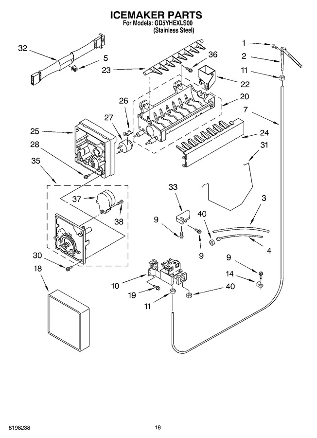 Diagram for GD5YHEXLS00
