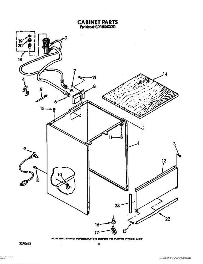Diagram for GDP8500XXN0