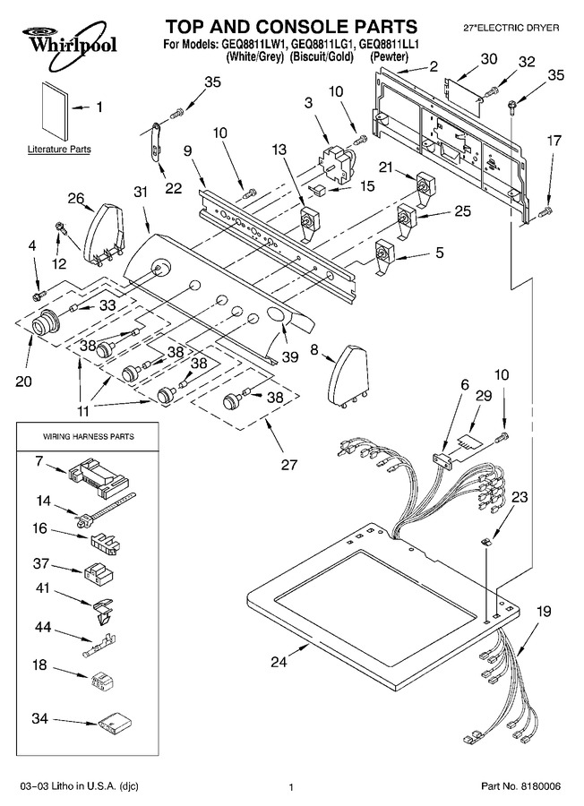 Diagram for GEQ8811LW1