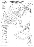 Diagram for 01 - Top And Console Parts