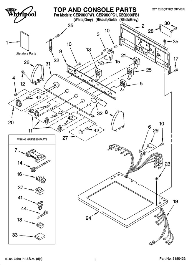 Diagram for GEQ9800PB1