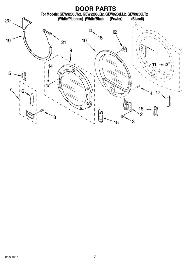 Diagram for GEW9200LT2