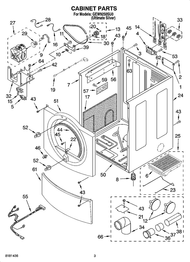 Diagram for GEW9250SU0