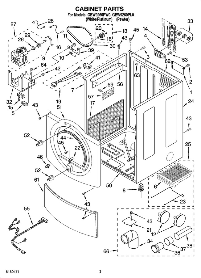 Diagram for GEW9260PW0