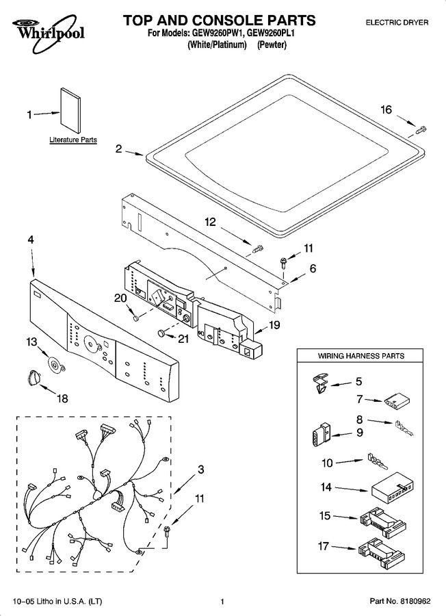 Diagram for GEW9260PL1