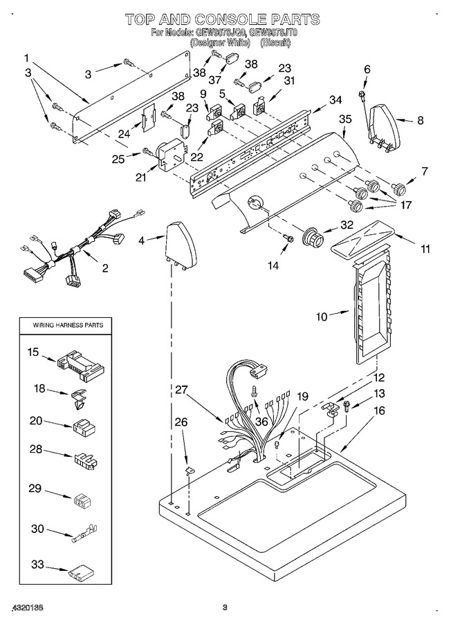 Diagram for GEW9878JT0