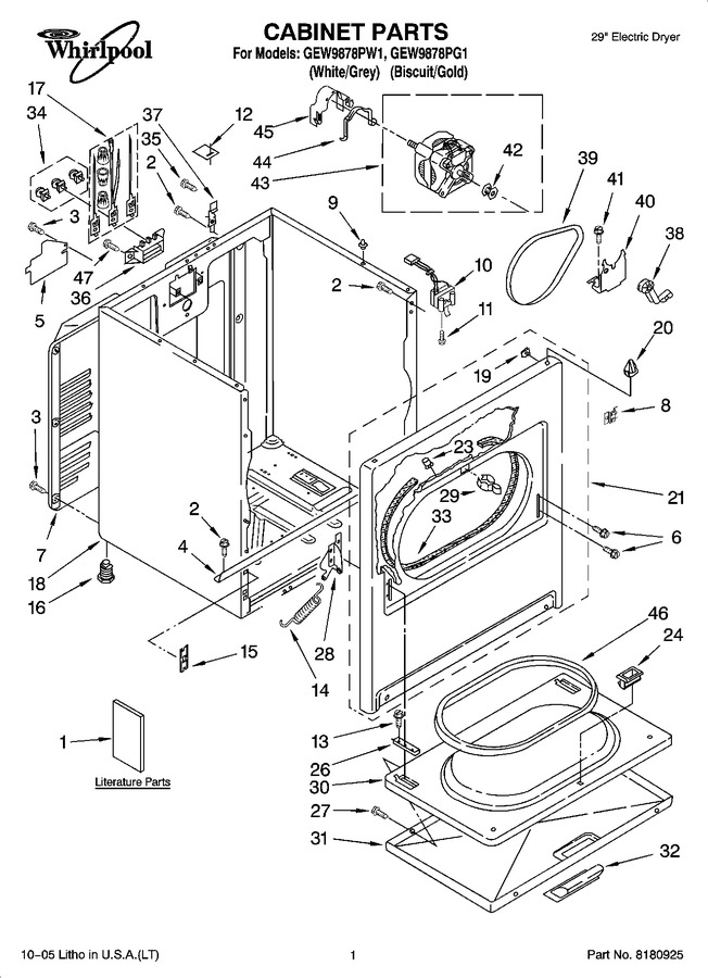 Diagram for GEW9878PW1