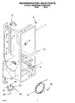 Diagram for 02 - Refrigerator Liner Parts