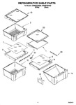 Diagram for 03 - Refrigerator Shelf Parts