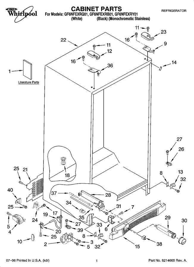 Diagram for GF6NFEXRY01