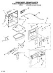 Diagram for 08 - Dispenser Front Parts