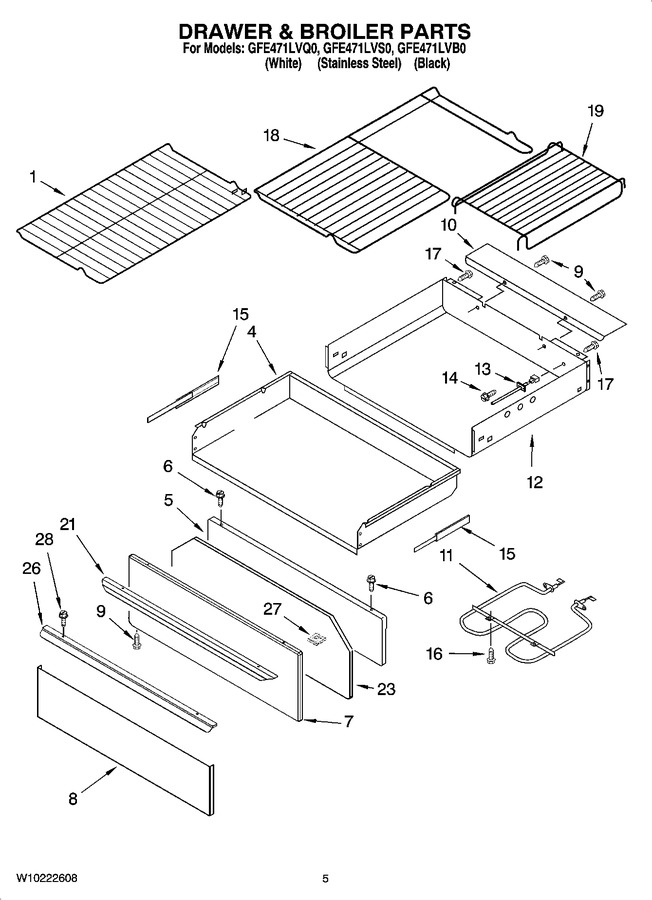 Diagram for GFE471LVS0