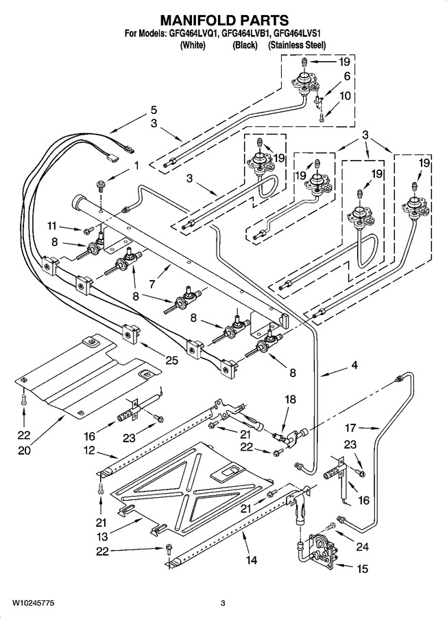 Diagram for GFG464LVQ1