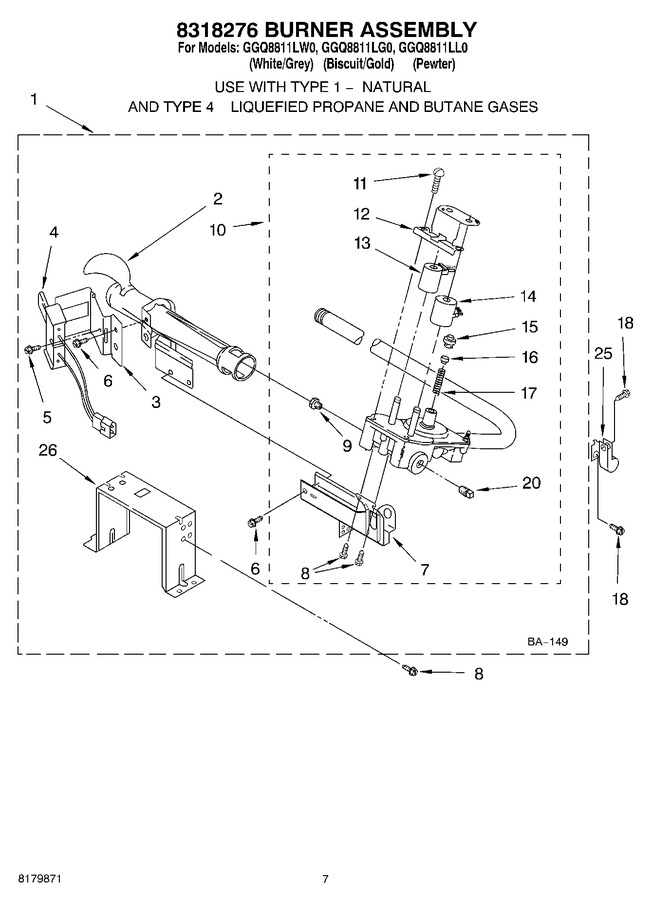 Diagram for GGQ8811LL0