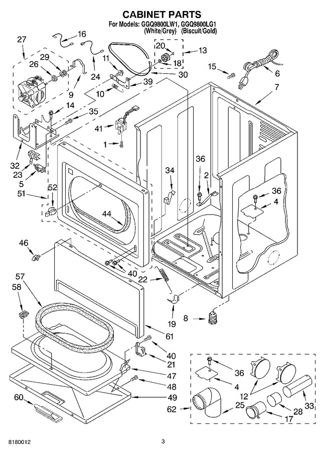 Diagram for GGQ9800LW1