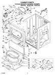 Diagram for 02 - Cabinet Parts
