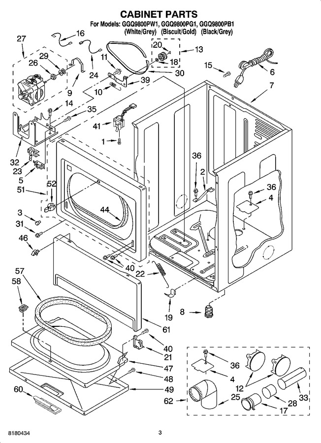 Diagram for GGQ9800PB1