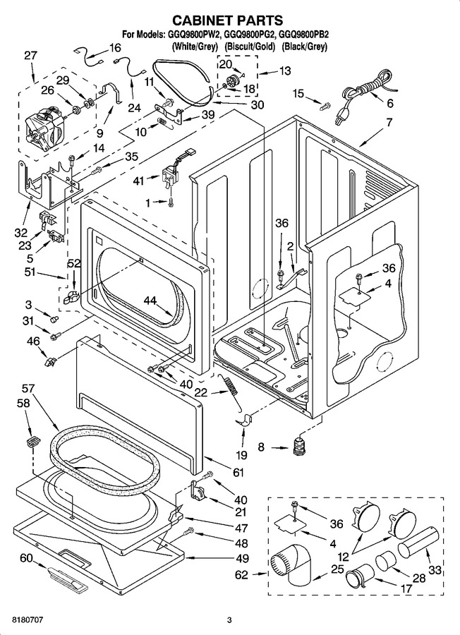 Diagram for GGQ9800PG2