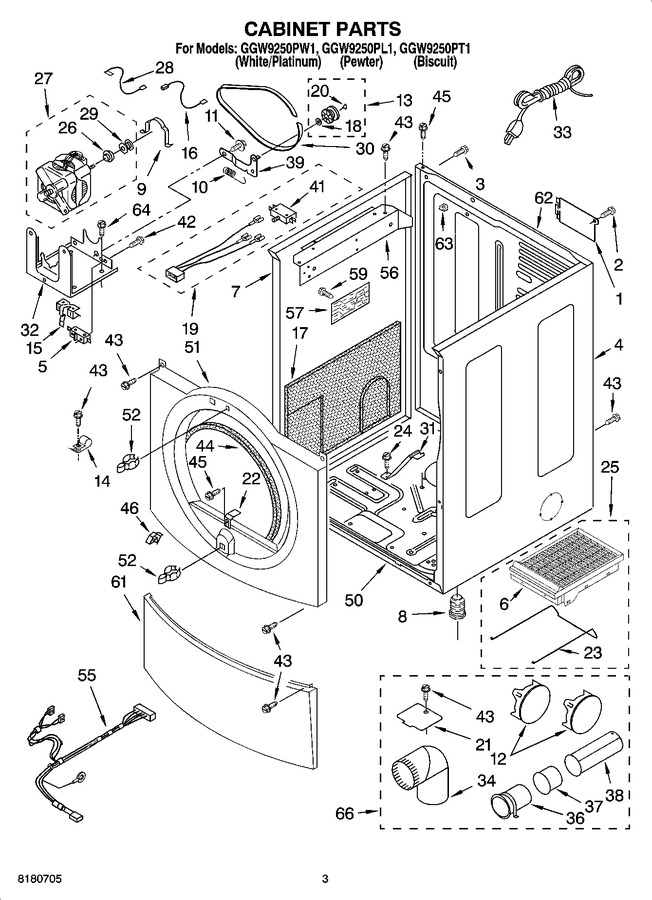 Diagram for GGW9250PL1