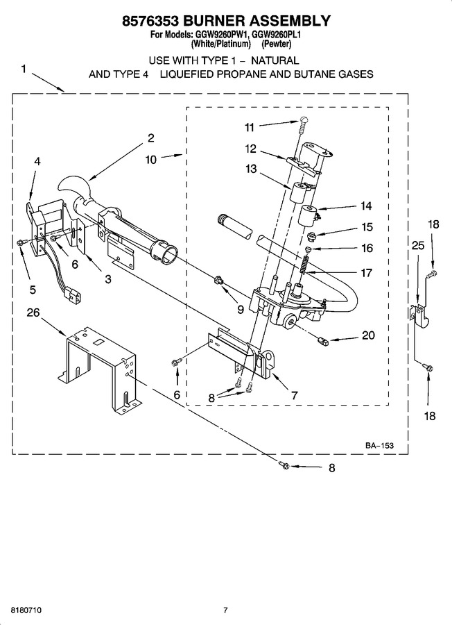 Diagram for GGW9260PL1
