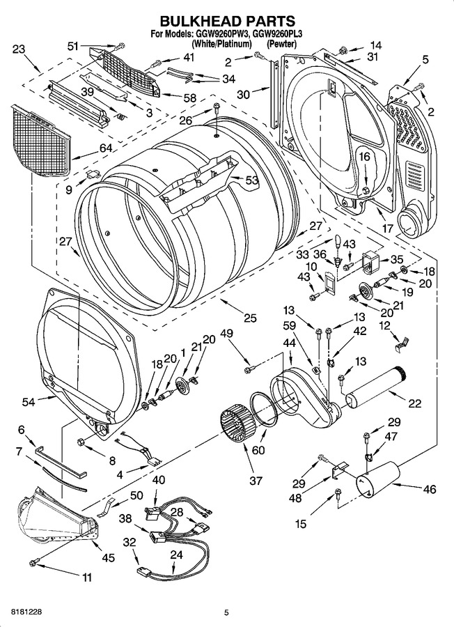 Diagram for GGW9260PW3