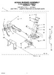 Diagram for 04 - 8576353 Burner Assembly