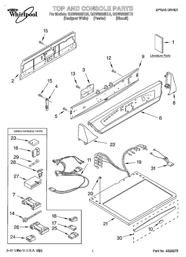 Diagram for GGW9868KL0