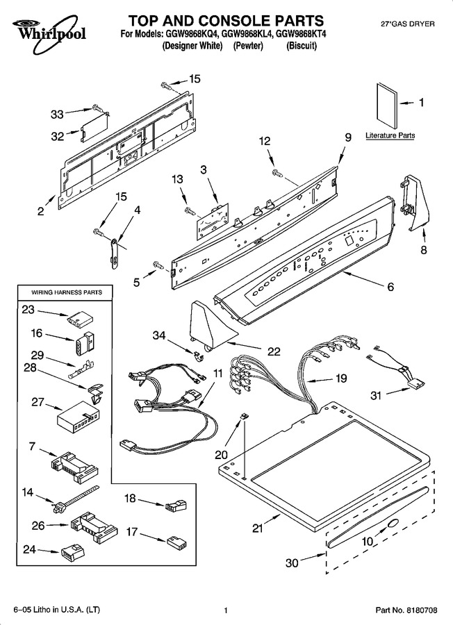 Diagram for GGW9868KT4