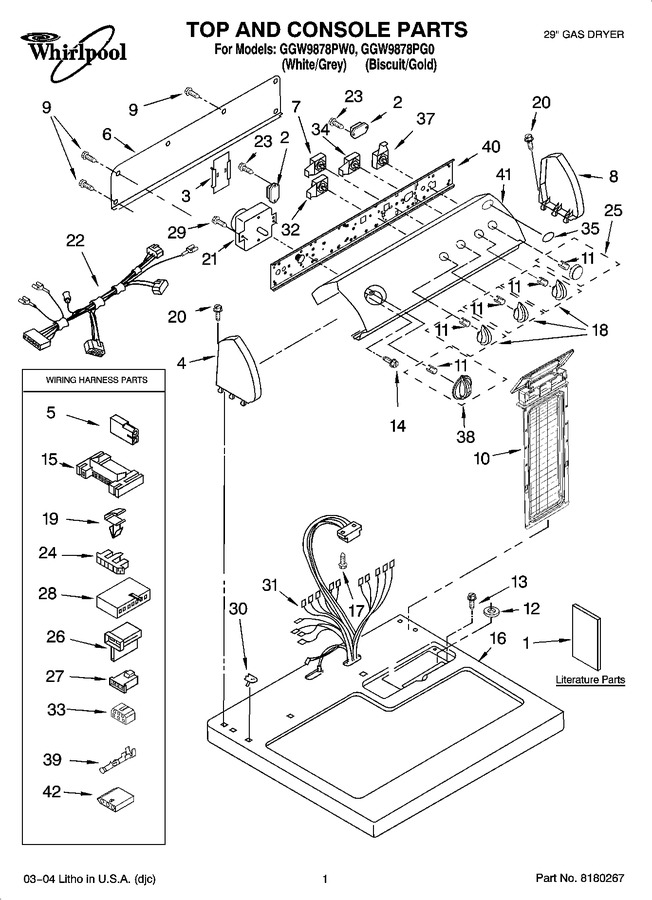 Diagram for GGW9878PG0
