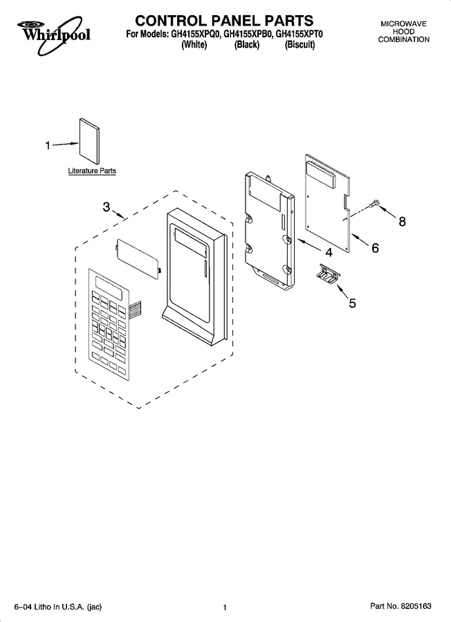 Diagram for GH4155XPQ0