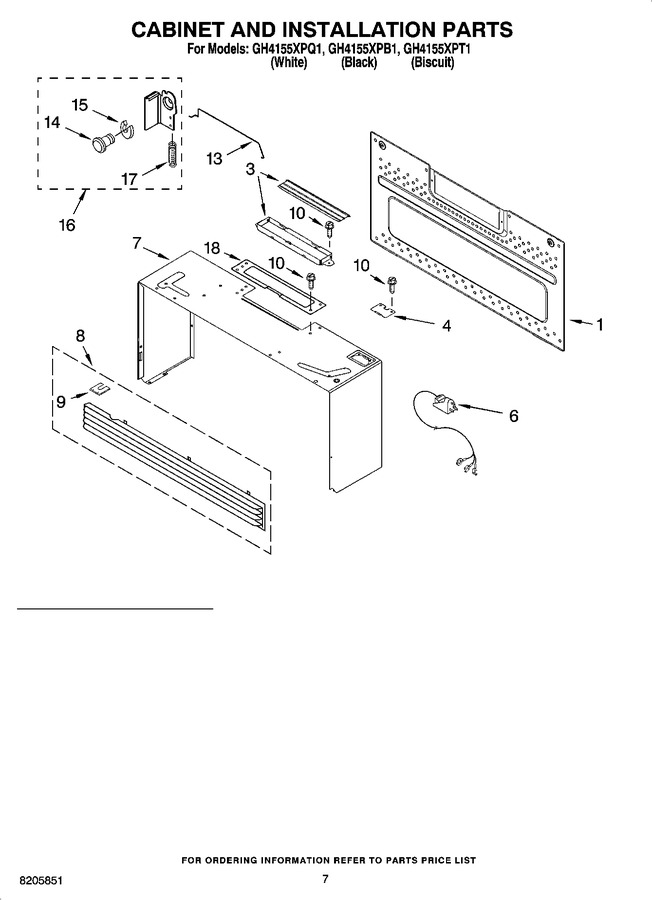 Diagram for GH4155XPQ1