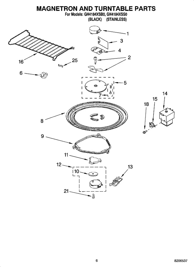 Diagram for GH4184XSS0