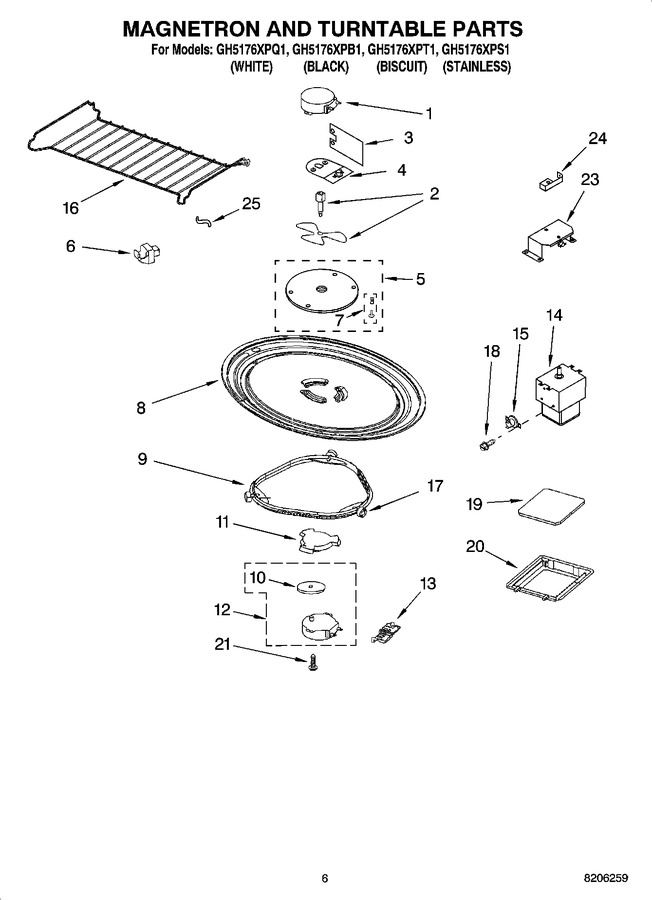 Diagram for GH5176XPT1