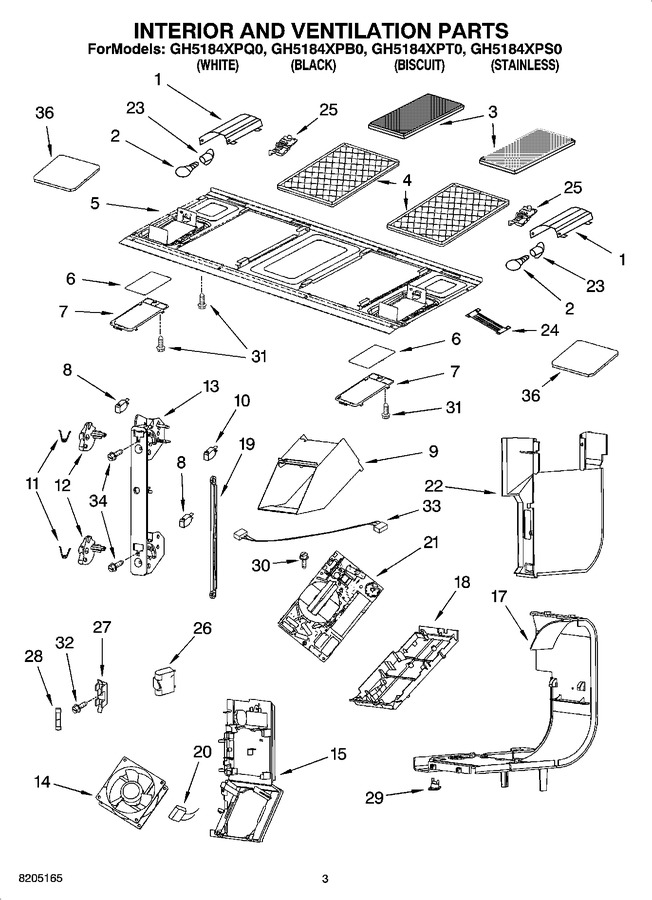 Diagram for GH5184XPQ0