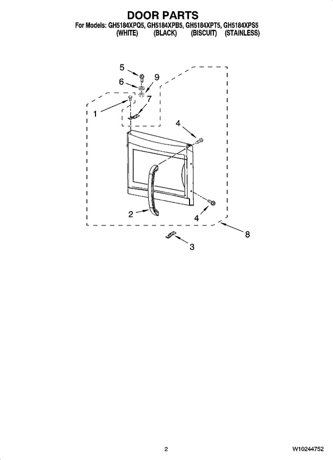 Diagram for GH5184XPQ5