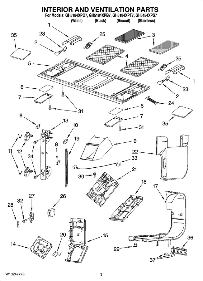 Diagram for GH5184XPS7