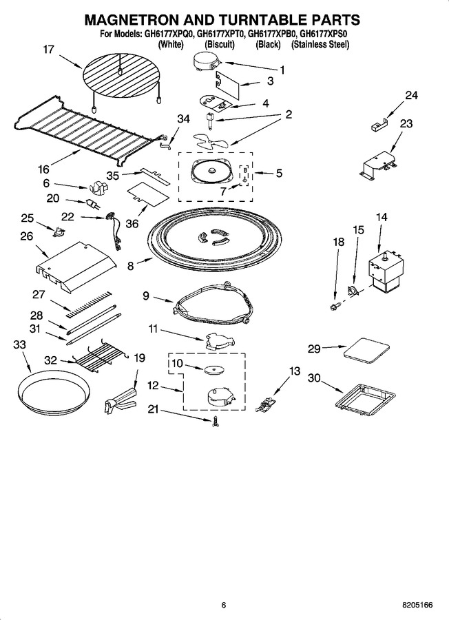 Diagram for GH6177XPT0