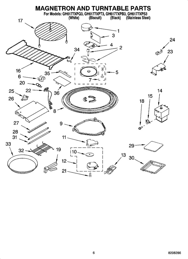 Diagram for GH6177XPQ3