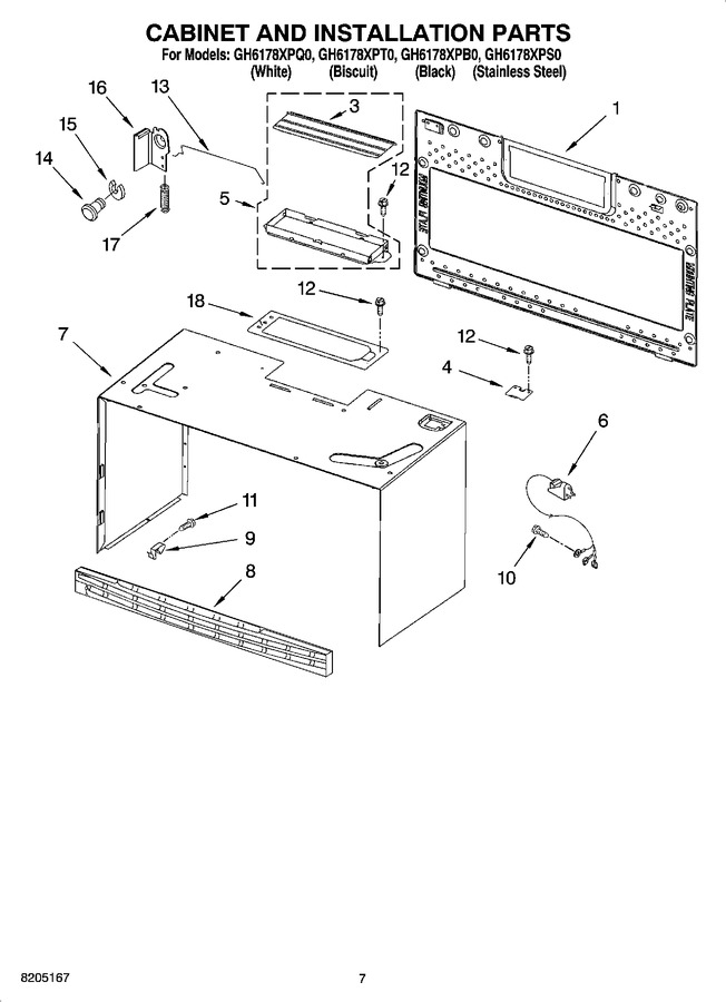 Diagram for GH6178XPQ0