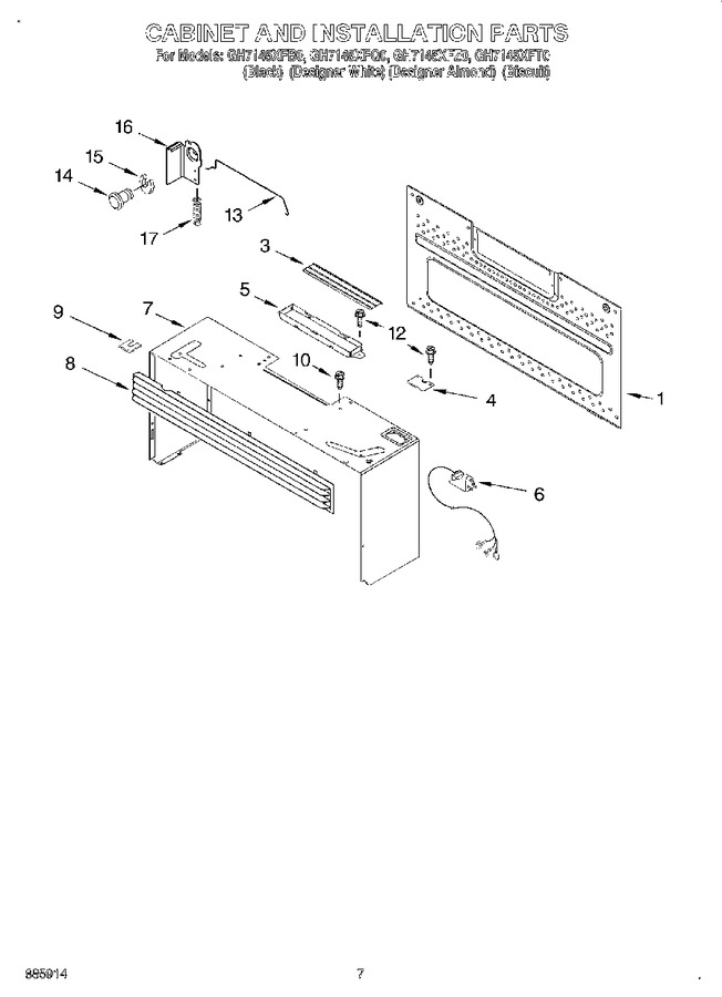 Diagram for GH7145XFT0